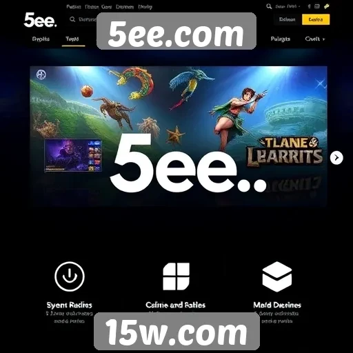 Análise das principais funcionalidades do site 5ee.com